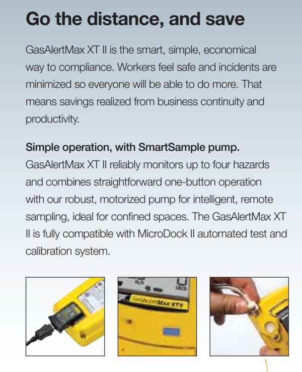 BW Gas Alert Max XT II (for Confined Space ) gas detector - Image 2