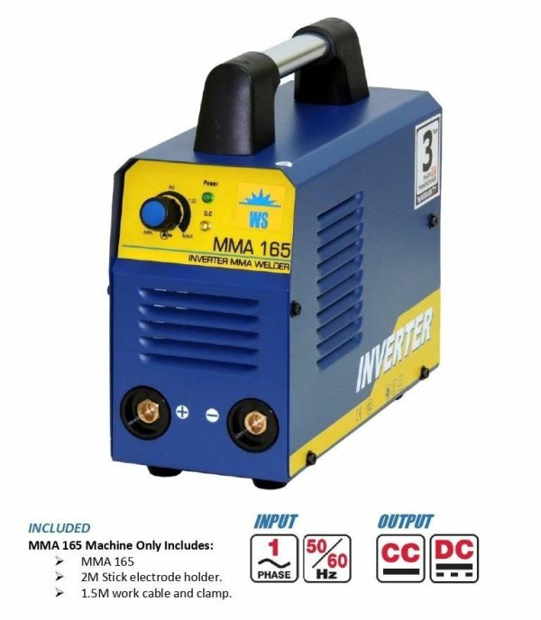 WS MMA 165 INVERTER WELDING MACHINE