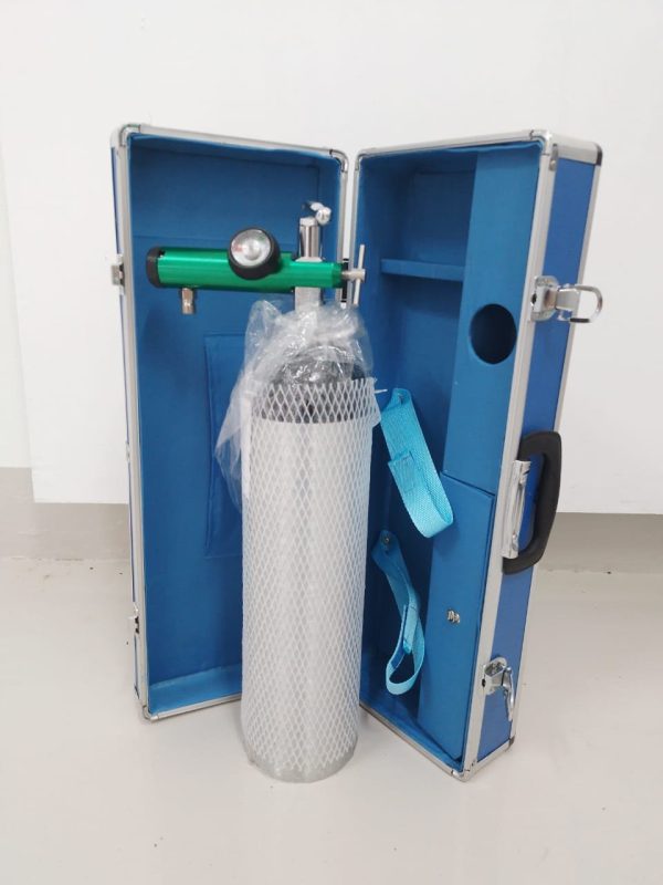 medical Oxygen set with 2.9L aluminium Cylinder and case