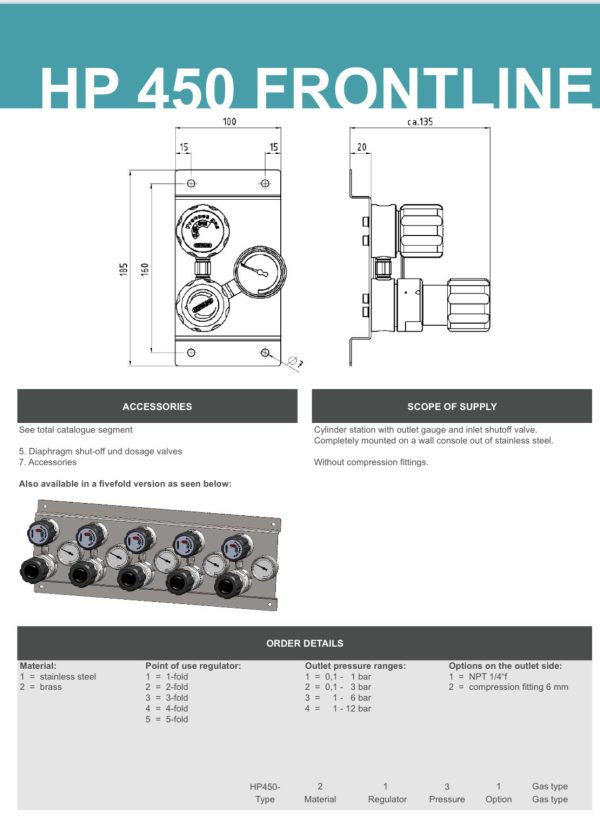 Regulator Hornung HP 450 Frontline # - Image 2