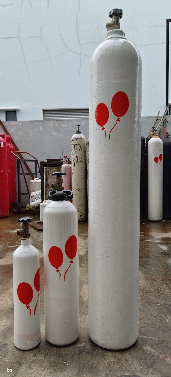 Helium Balloon Gas with refilled cylinder for 125pcs - Image 3