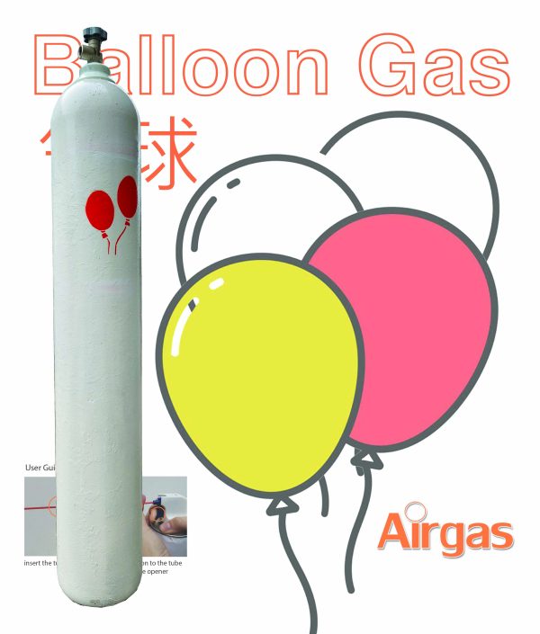 Helium Balloon Gas with 47L/150bar compressed cylinder