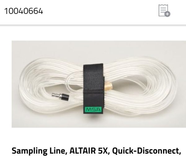 sample line PROBE for ALTAIR 5X MSA airgas#003252